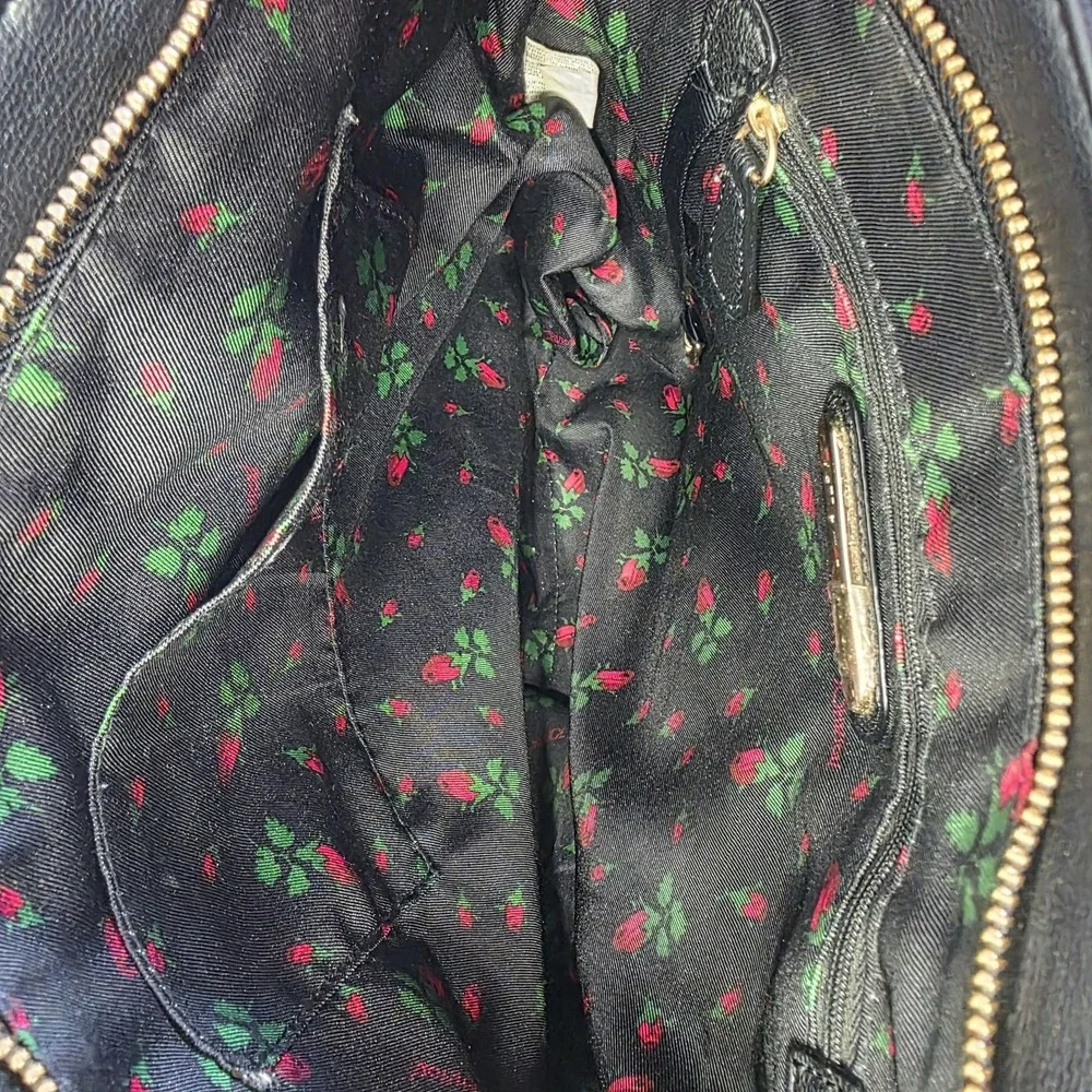 Betsey Johnson Sequin Pop Art Sequin Lips Tote‎ Bag Colorful Purse